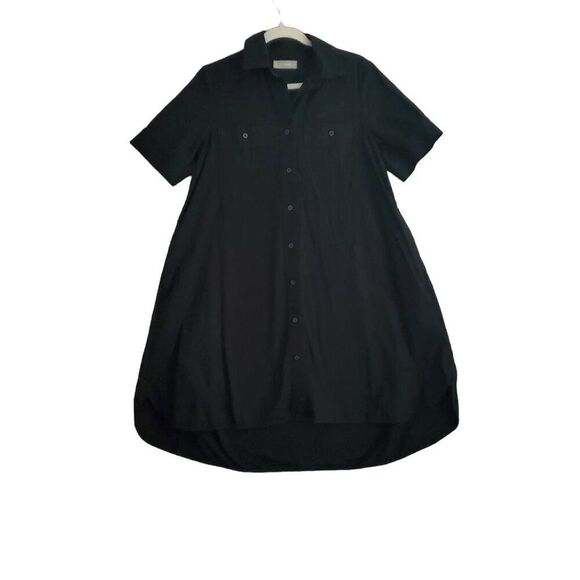 Everlane Women's Daytripper Oversized Black Button Down Minimalist Dress XS - Picture 1 of 5